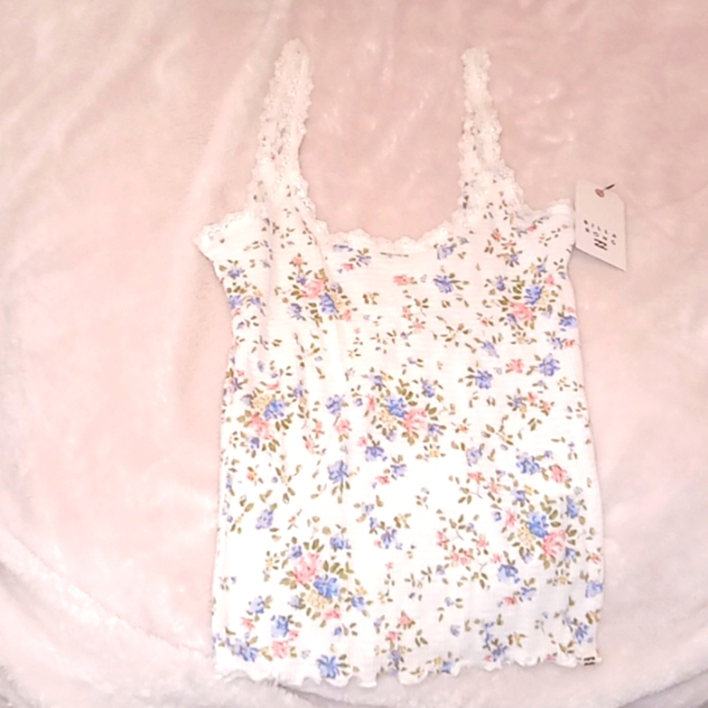 Floral tank top